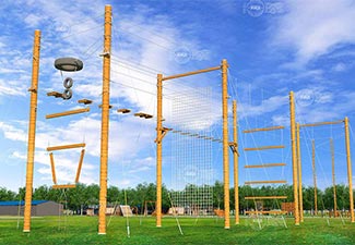 木質高空架